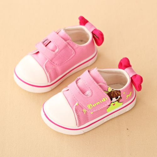 Baskets enfants en toile pour printemps - Ref 1034935