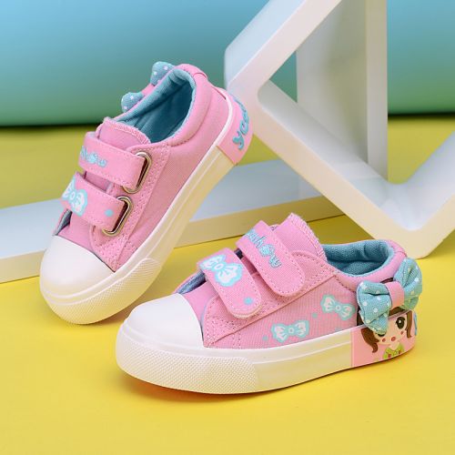 Baskets enfants en toile YEESHOW pour printemps - semelle caoutchouc Ref 1034985