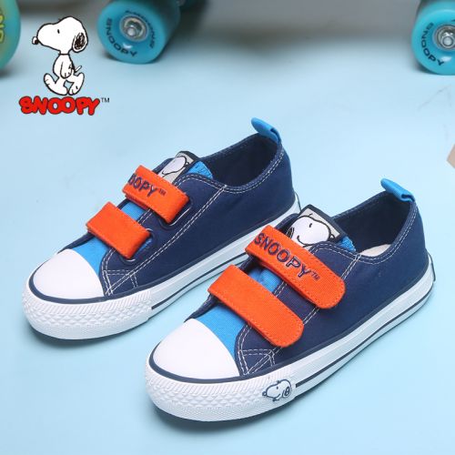 Baskets enfants en toile SNOOPY pour printemps - semelle vulcanisation Ref 1035128