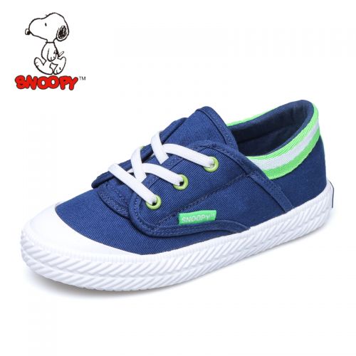 Baskets enfants en toile SNOOPY pour printemps - semelle vulcanisation Ref 1035138