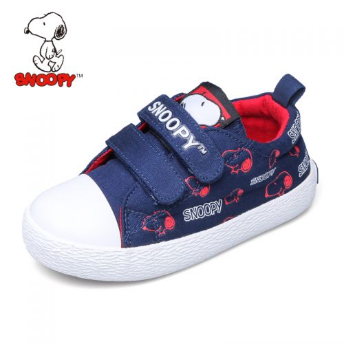Baskets enfants en toile SNOOPY pour printemps - semelle vulcanisation Ref 1035147