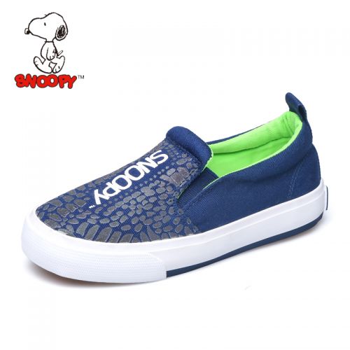 Baskets enfants en toile SNOOPY pour printemps - semelle vulcanisation Ref 1035149