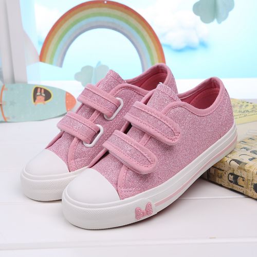 Baskets enfants en toile pour printemps - semelle caoutchouc Ref 1035287