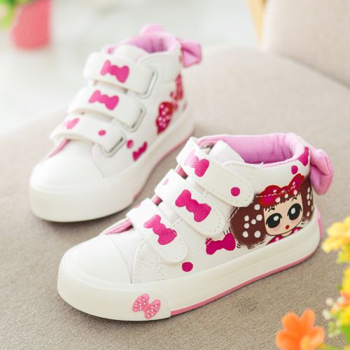 Baskets enfants en toile pour printemps - semelle caoutchouc Ref 1035500