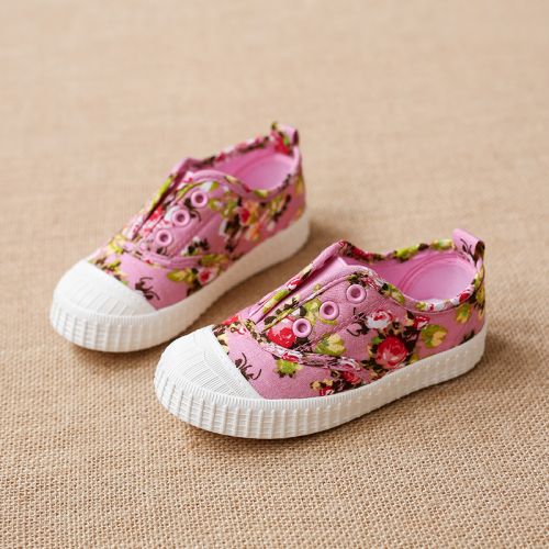 Baskets enfants en toile pour Toute saison - semelle plastique Ref 1035507