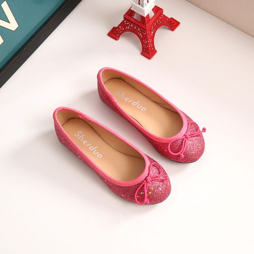 Baskets enfants en toile paillette pour été - Ref 987354