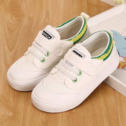 Baskets enfants en toile pour printemps - semelle caoutchouc Ref 987757