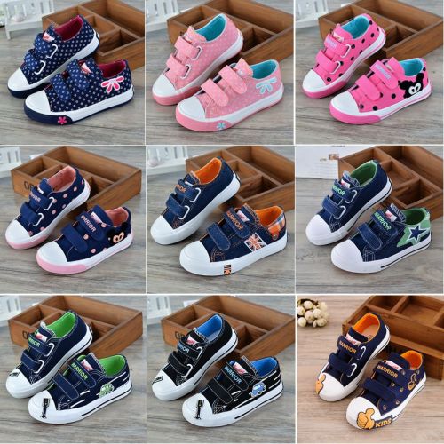 Baskets enfants en toile WARRIOR pour printemps - semelle caoutchouc Wear Ref 987914