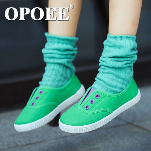Baskets enfants en toile OPOEE pour printemps - semelle caoutchouc Ref 987945