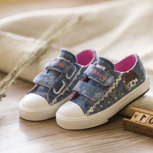 Baskets enfants en toile WARRIOR pour printemps - semelle caoutchouc Ref 987981