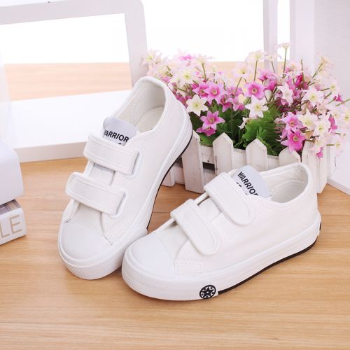 Baskets enfants en toile WARRIOR pour printemps - semelle caoutchouc Ref 987991