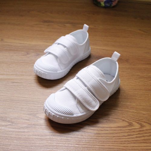 Baskets enfants en toile pour Toute saison - semelle plastique Ref 988061