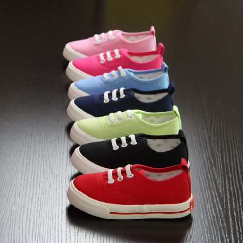 Baskets enfants en toile LBXX pour printemps - Ref 988321