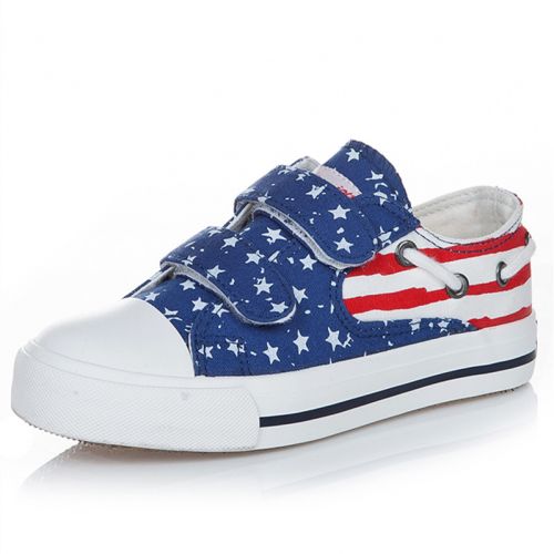 Baskets enfants en toile pour printemps - semelle caoutchouc naturel Ref 988334