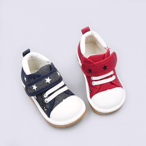 Baskets enfants en toile PHYNIER pour printemps - Ref 988401