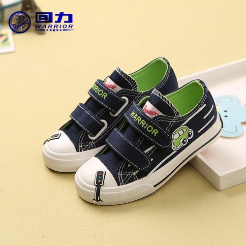 Baskets enfants en toile WARRIOR pour printemps - semelle caoutchouc antidérapant Ref 988424