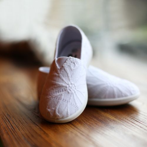 Baskets enfants en toile TOPSTAR brodé pour printemps - semelle plastique Ref 988473