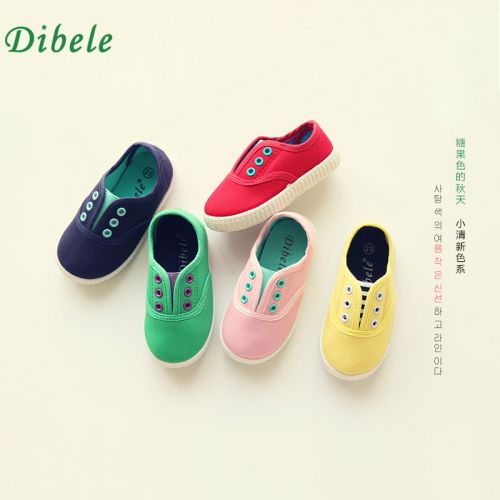 Baskets enfants en toile DIBELE pour printemps - semelle caoutchouc antidérapant Ref 988502