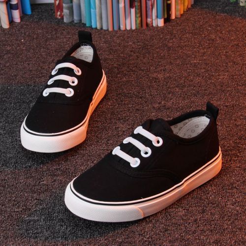 Baskets enfants en toile pour Toute saison - semelle caoutchouc Ref 988543