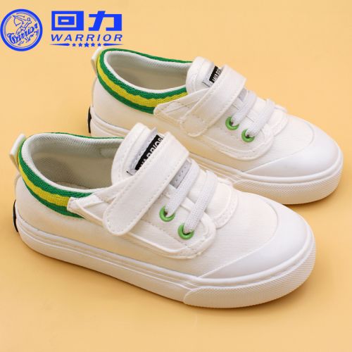 Baskets enfants en toile WARRIOR pour printemps - semelle caoutchouc Ref 988548