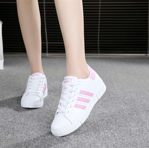 Baskets enfants en similicuir creux pour printemps - semelle plastique Ref 988570