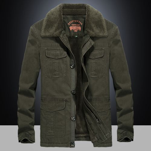 Blouson chaud pour Homme NIANJEEP en Coton - Ref 3112138