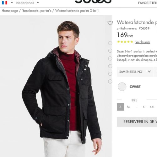Blouson chaud pour Homme - Ref 3112300