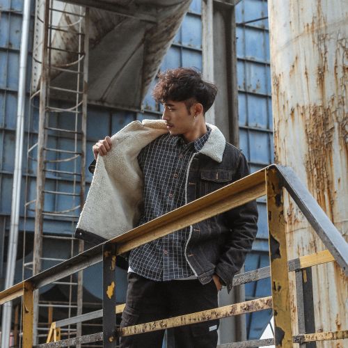 Blouson chaud pour Homme en Coton polyester - Ref 3113218