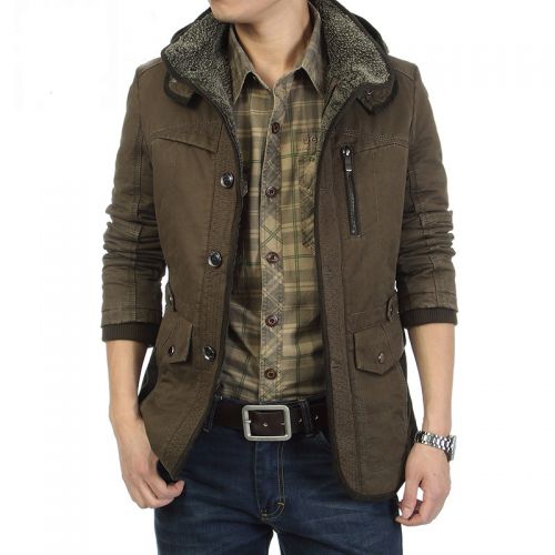Blouson chaud pour Homme NIANJEEP en Coton - Ref 3113570