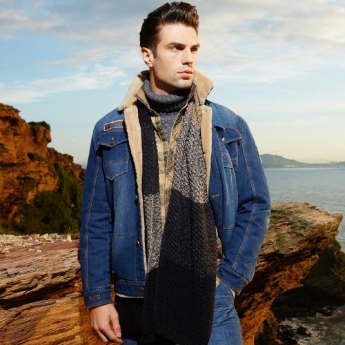Blouson chaud pour Homme NIANJEEP en Coton - Ref 3113792
