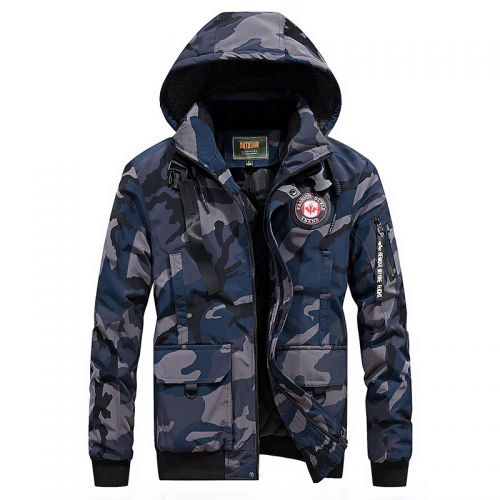 Blouson chaud pour Homme ZHAN en Polyester - Ref 3114288