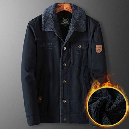 Blouson chaud pour Homme ZHAN en Coton - Ref 3115055