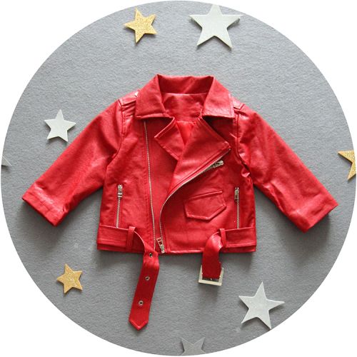 Blouson enfant en cuir PU - Ref 2159549