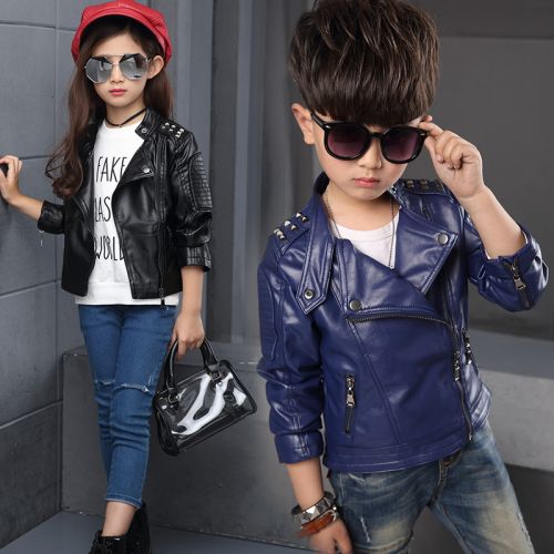 Blouson enfant en cuir PU - Ref 2159599