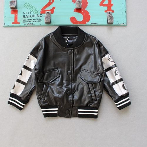 Blouson enfant en cuir PU - Ref 2159632