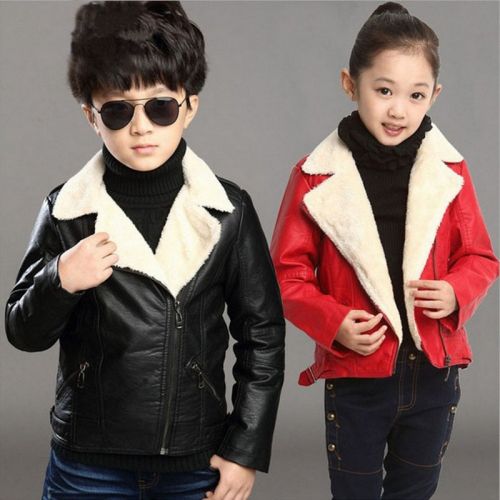 Blouson enfant en cuir PU - Ref 2159661