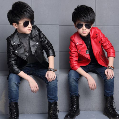 Blouson enfant STORE en cuir PU - Ref 2159686