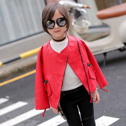 Blouson enfant en cuir PU - Ref 2159697