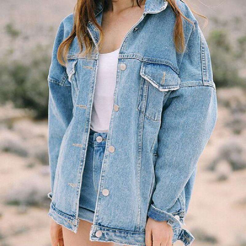 Blouson femme en Denim - Ref 3320928