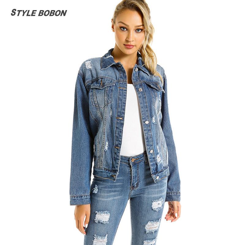 Blouson femme en Denim - Ref 3321806
