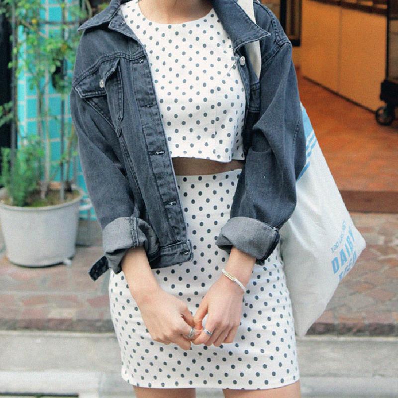 Blouson femme en Denim - Ref 3321829