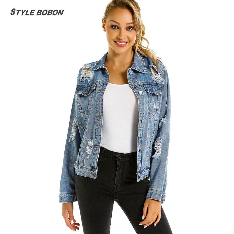 Blouson femme en Denim - Ref 3322036