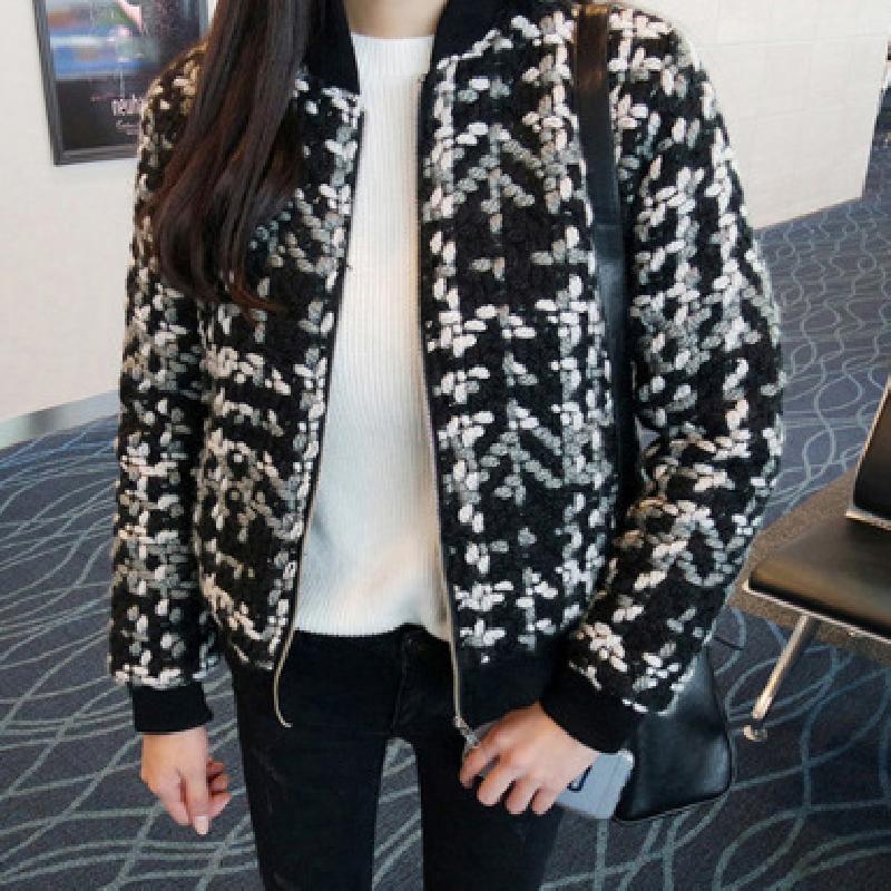 Blouson femme en Imitation laine - Ref 3322293
