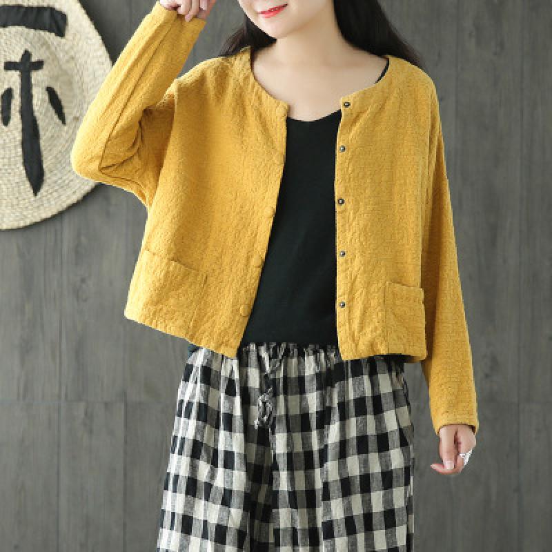 Blouson femme en Coton et lin - Ref 3322301