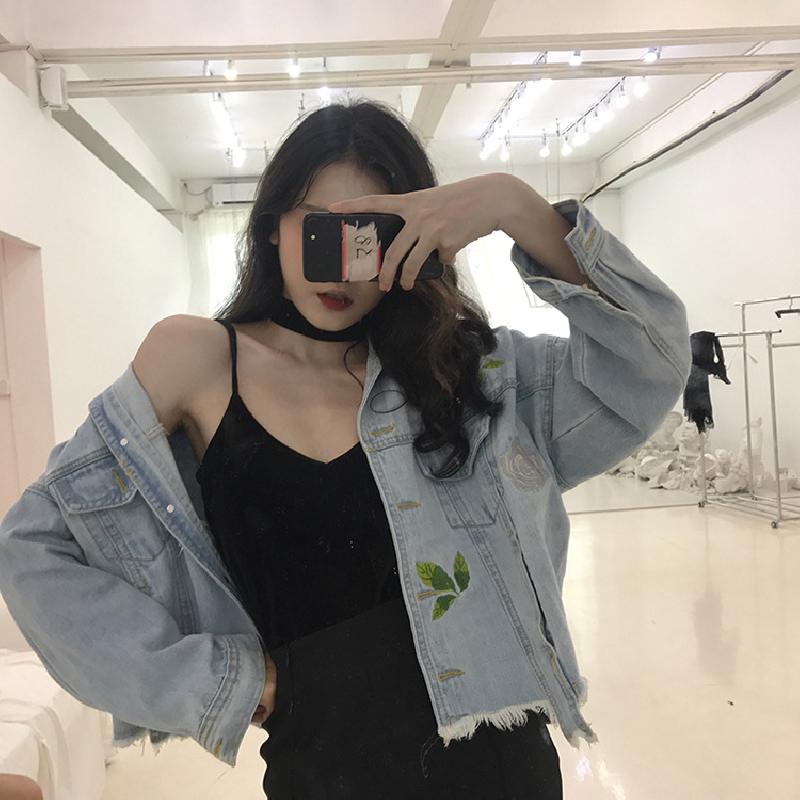 Blouson femme en Denim - Ref 3322440