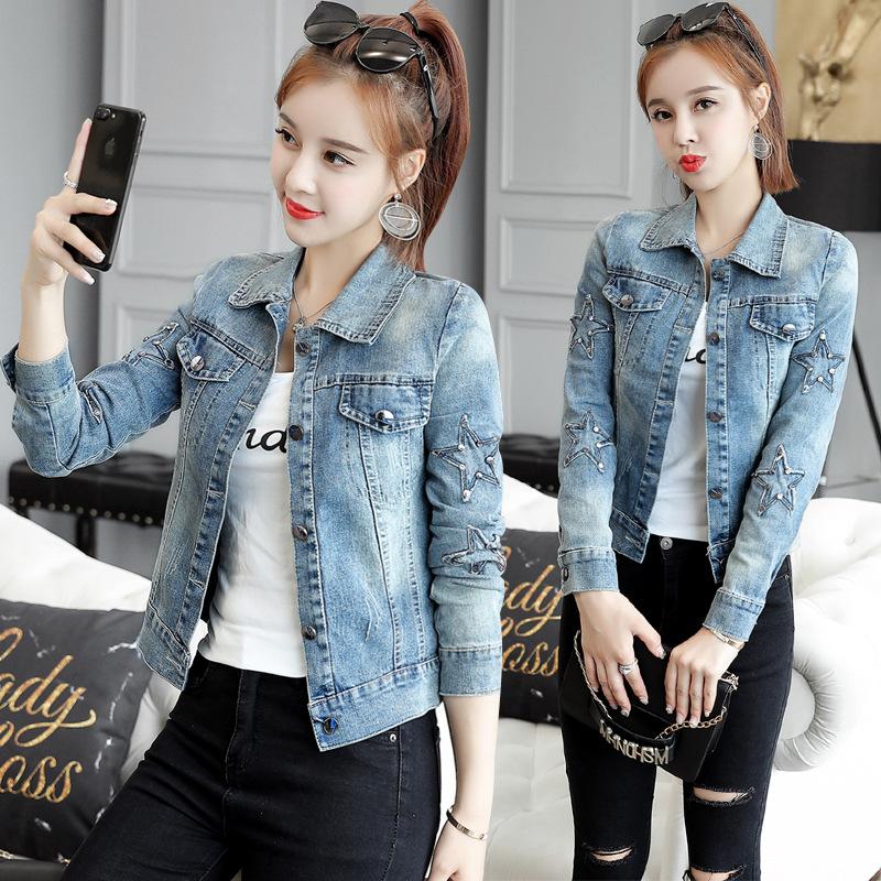 Blouson femme S JIN XIONGFEI Cow-boy - Ref 3322476