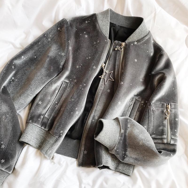 Blouson femme en Velours d or - Ref 3322622