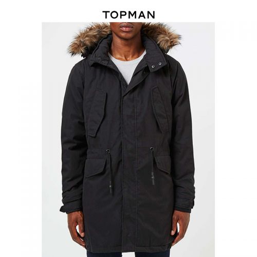 Blouson hiver pour Homme TOPMAN en Coton - Ref 3112206