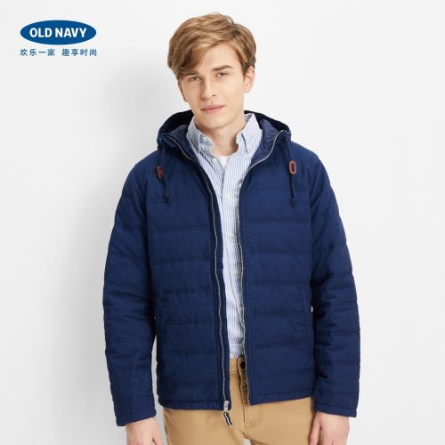 Blouson hiver pour Homme NAVY en Coton - Ref 3113808