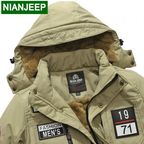 Blouson hiver pour Homme NIANJEEP en Polyester - Ref 3115374